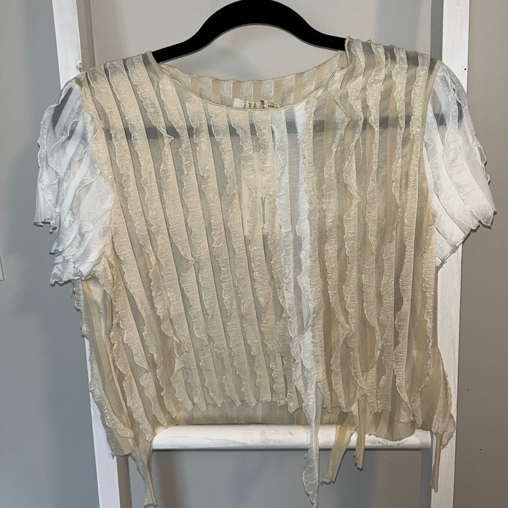 Distressed Crop Tee